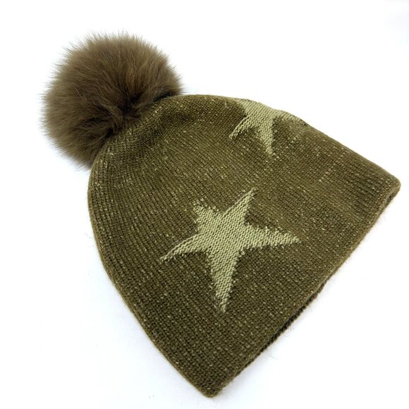 🆕️ 💖💖 Luv! Fox Pom Pom Toque Kakhi - Picture 2 of 2